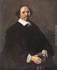 Frans Hals Canvas Paintings - Portrait of a Man